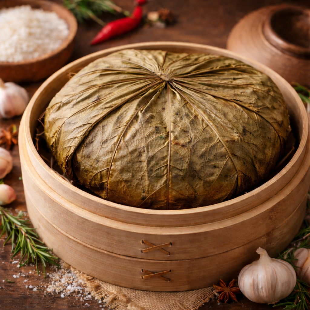 Lotus Leaf Salted Kampong Chicken