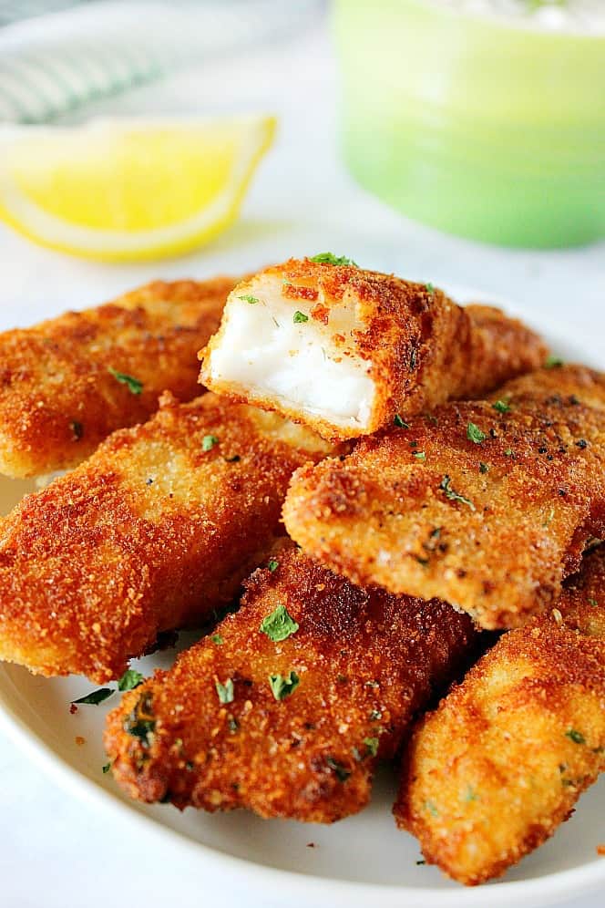 Crumbed Spicy Korean Pollock Fish