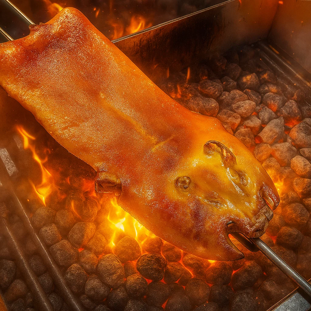 Roasted Shapi Suckling Pig 沙⽪乳猪( 晚宴享⽤ )