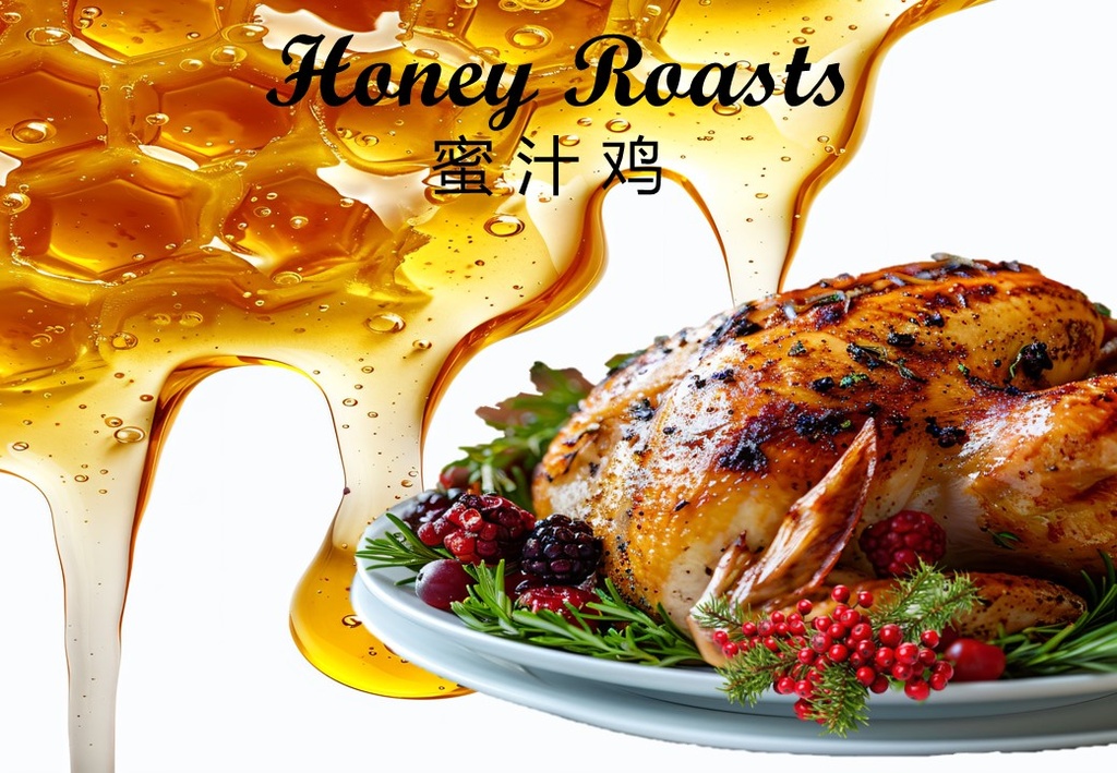 Honey GrillerChicken 蜜汁童⼦鸡 -800g