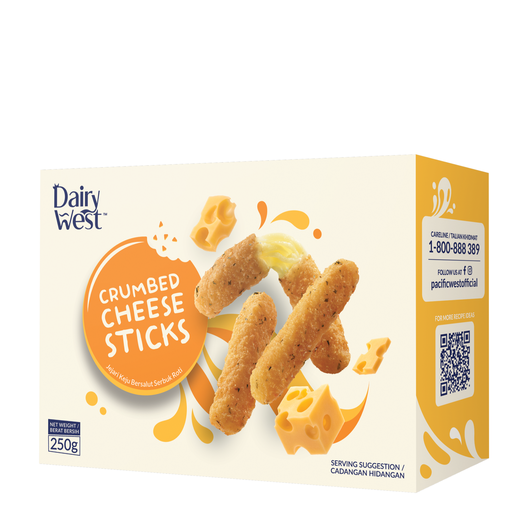 Crumbed Cheese Sticks 【250g】
